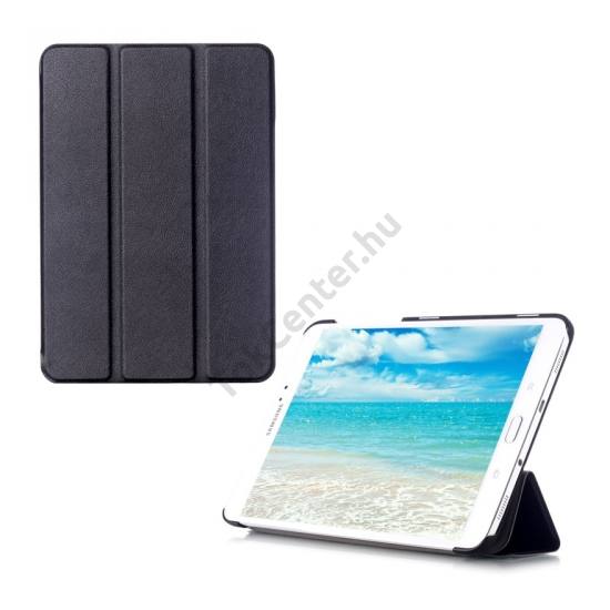 Samsung Galaxy Tab S2 8.0 (SM-T710) Tok álló, bőr (aktív flip, oldalra nyíló, TRIFOLD asztali tartó funkció) FEKETE	