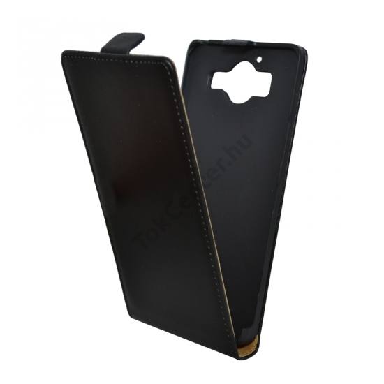 Microsoft Lumia 950 Tok álló, bőr (FLIP, mágneses) FEKETE