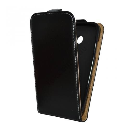 Nokia Lumia 630 Tok álló, bőr (FLIP, mágneses) FEKETE