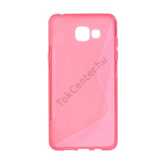 Samsung Galaxy A5 (2016) (SM-A510F) Telefonvédő gumi / szilikon (S-line) RÓZSASZÍN