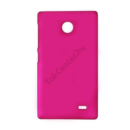 Nokia X Műanyag telefonvédő MAGENTA