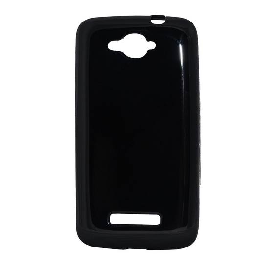 Alcatel Pop C7 (OT-7041D) Telefonvédő gumi / szilikon FÉNYES FEKETE