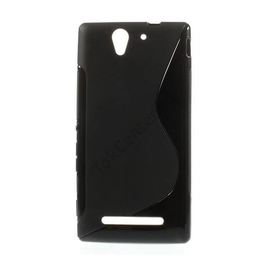 Sony Xperia C3 (D2533) Telefonvédő gumi / szilikon (S-line) FEKETE