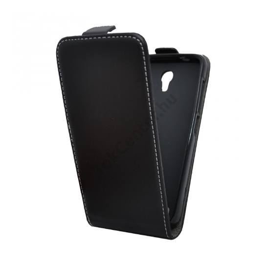 Alcatel Idol 2 mini S (OT-6036Y) Tok álló, bőr (FLIP, mágneses, bankkártya tartó, szilikon tartó) FEKETE