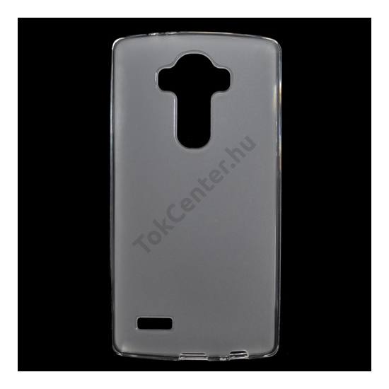 LG G4 (H815) Telefonvédő gumi / szilikon (fényes keret) ÁTLÁTSZÓ
