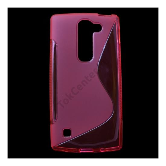 LG Spirit (C70) Telefonvédő gumi / szilikon (S-line) RÓZSASZÍN