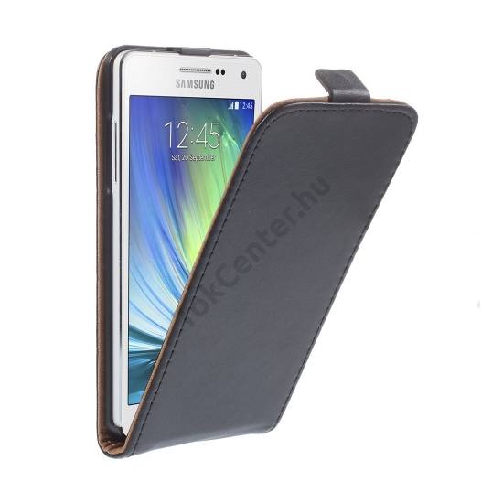 Samsung Galaxy A5 (SM-A500F) Tok álló, bőr (FLIP, mágneses) FEKETE