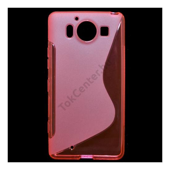 Microsoft Lumia 950 Telefonvédő gumi / szilikon (S-line) RÓZSASZÍN