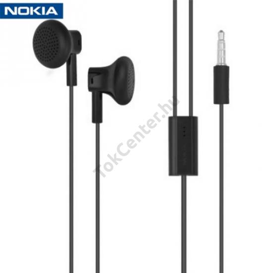 Fülhallgató SZTEREO (3.5mm jack, mikrofon, AD-87 adapter NÉLKÜL) FEKETE