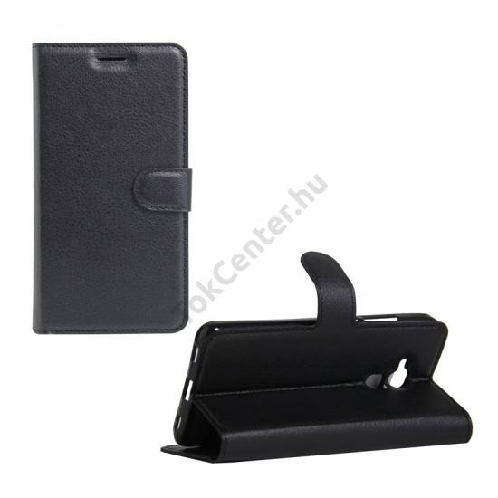 Huawei Honor 7 Lite (Honor 5C) Tok álló, bőr (FLIP, oldalra nyíló, asztali tartó funkció) FEKETE