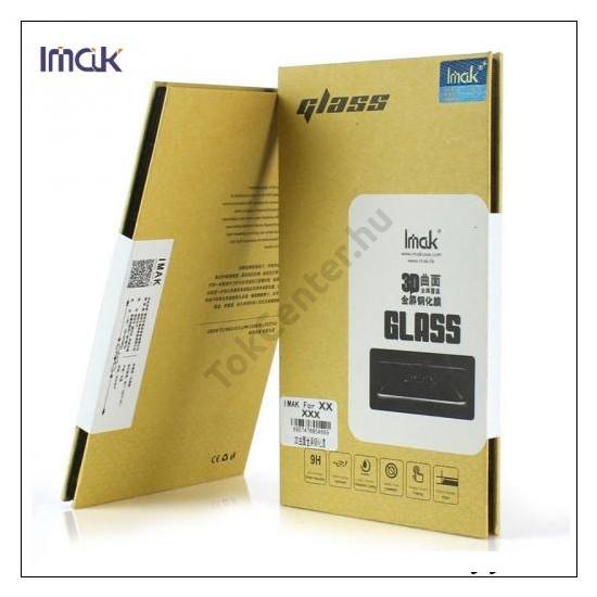 SAMSUNG Galaxy A8 Plus (2018) SM-A730F IMAK képernyővédő fólia (1 db-os, 3D full cover, íves, ultravékony előlap, edzett üveg, karcálló, 9H) FEKETE	