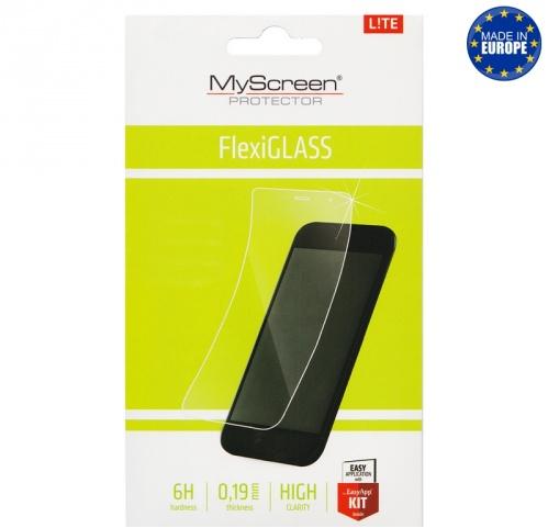 ALCATEL A7 (OT-5090Y) MYSCREEN LITE FLEXI GLASS képernyővédő üveg (karcálló, ütésálló, 0.19mm, 6H) ÁTLÁTSZÓ