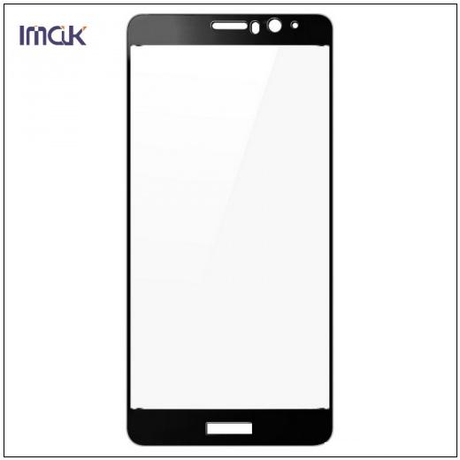 HUAWEI P20 IMAK képernyővédő fólia (1 db-os, 2.5D lekerekített szél, edzett üveg, karcálló, 9H) FEKETE	