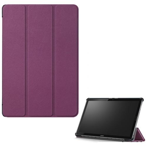 HUAWEI MediaPad M5 10.8 LTE /HUAWEI MediaPad M5 10.8 WIFI Tok álló, bőr (FLIP, oldalra nyíló, TRIFOLD asztali tartó funkció) LILA	