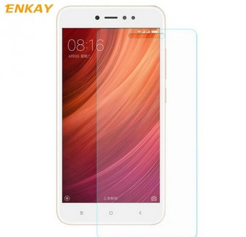XIAOMI Redmi 5A ENKAY képernyővédő fólia törlőkendővel (1 db-os, öntapadós PET, íves részre NEM hajlik) CLEAR áttetsző	