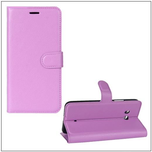 NOKIA 1 Tok álló, bőr (FLIP, oldalra nyíló, asztali tartó funkció) LILA	