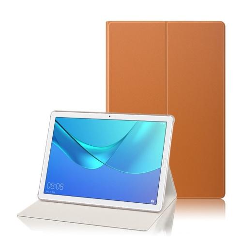 HUAWEI MediaPad M5 10.8 LTE /HUAWEI MediaPad M5 10.8 WIFI Tok álló, bőr (aktív flip, oldalra nyíló, asztali tartó funkció) BARNA	