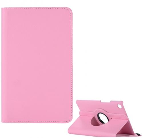 HUAWEI MediaPad M5 8.4 Tok álló, bőr (FLIP, 360°-ban forgatható, asztali tartó funkció) RÓZSASZÍN	