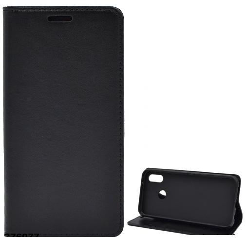 HUAWEI P20 Lite Tok álló, bőr (FLIP, oldalra nyíló, asztali tartó funkció) FEKETE	