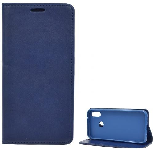 HUAWEI P20 Lite Tok álló, bőr (FLIP, oldalra nyíló, asztali tartó funkció) SÖTÉTKÉK	