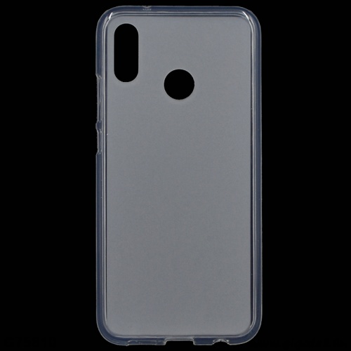 HUAWEI P20 Lite Telefonvédő gumi / szilikon (matt, fényes keret) ÁTLÁTSZÓ	