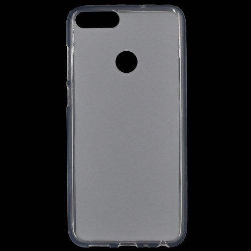 HUAWEI P Smart (Enjoy 7S) Telefonvédő gumi / szilikon (matt, fényes keret) ÁTLÁTSZÓ	