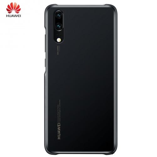 HUAWEI P20 Műanyag telefonvédő (ultravékony, 0.8 mm) FEKETE	