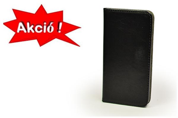 SAMSUNG Galaxy J7 (2017) (SM-J730) Tok álló, bőr (FLIP, oldalra nyíló, asztali tartó funkció) FEKETE