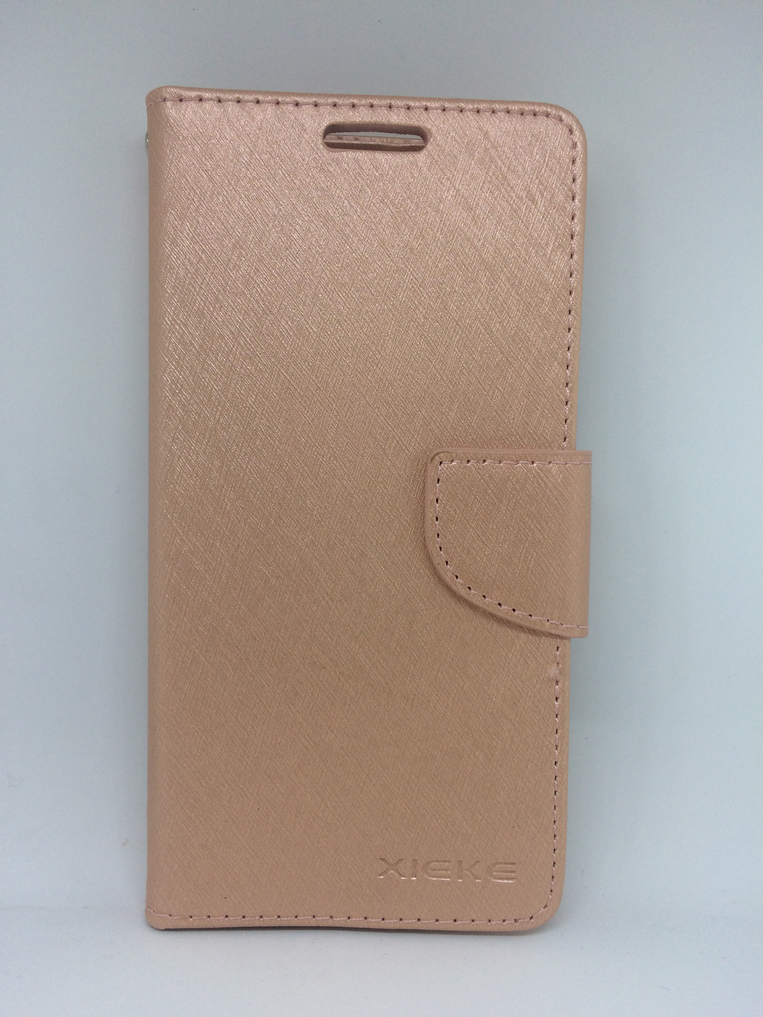 SAMSUNG Galaxy J5 (SM-J500) Oldalra nyíló, Mágnescsatos, Flip tok, Bankkártya tartó funkció, VILÁGOSRÓZSASZÍN