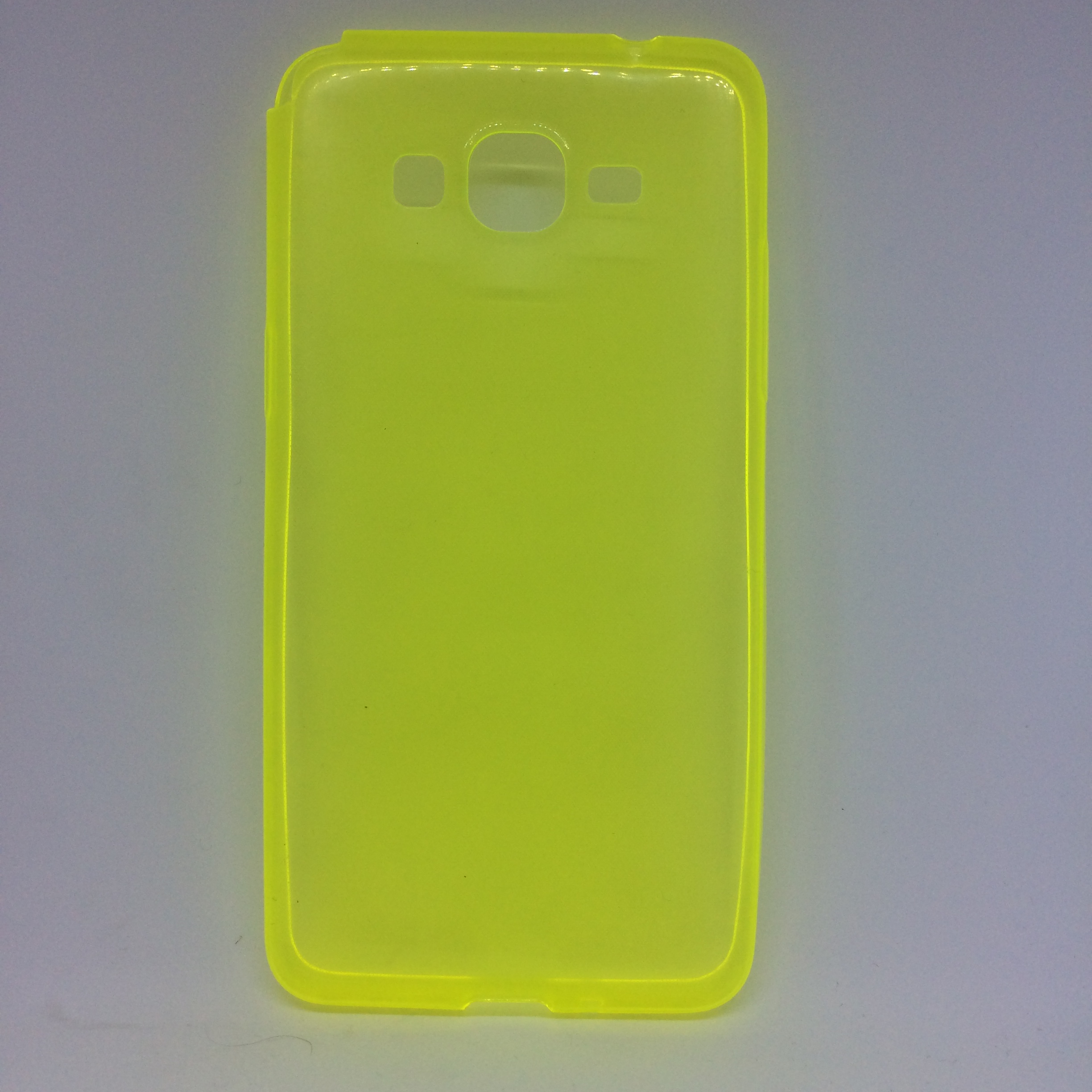 SAMSUNG Galaxy J3 (2016) SM-J320 Telefonvédő gumi / szilikon (ultravékony) CITROMSÁRGA