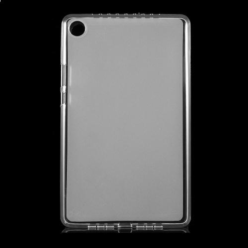 HUAWEI MediaPad M5 8.4 Telefonvédő gumi / szilikon (matt, fényes keret) ÁTLÁTSZÓ	