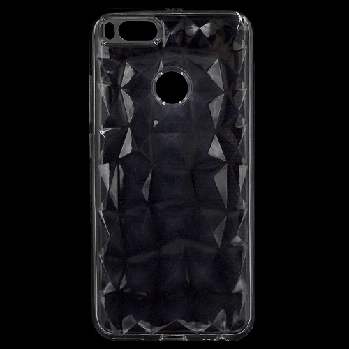 XIAOMI Mi A1 Telefonvédő gumi / szilikon (3D, gyémánt minta) ÁTLÁTSZÓ	