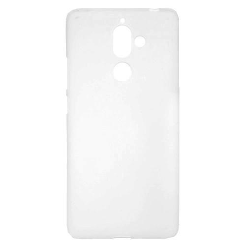 NOKIA 7 Plus Telefonvédő gumi / szilikon (matt, fényes keret) ÁTLÁTSZÓ	