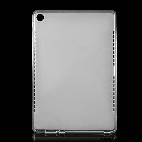 HUAWEI MediaPad M5 10.8 LTE /HUAWEI MediaPad M5 10.8 WIFI Telefonvédő gumi / szilikon (matt, fényes keret) FEHÉR	