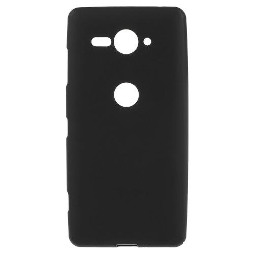 SONY Xperia XZ2 Compact (H8324) Telefonvédő gumi / szilikon (matt, fényes keret) FEKETE	