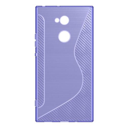 NOKIA 8 Sirocco Telefonvédő gumi / szilikon (S-line, karbonminta) LILA	