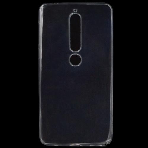 NOKIA 6.1 Telefonvédő gumi / szilikon (ultravékony) ÁTLÁTSZÓ	