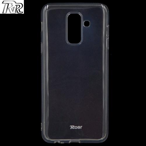 SAMSUNG Galaxy A6+ (2018) SM-A605F ROAR ALL DAY telefonvédő gumi / szilikon (matt) ÁTLÁTSZÓ	