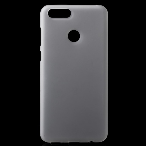 HUAWEI Honor 7x Telefonvédő gumi / szilikon (matt, fényes keret) FEHÉR	