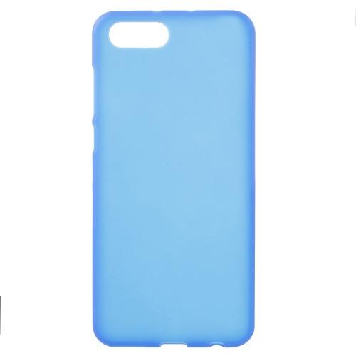 HUAWEI Honor View 10 Telefonvédő gumi / szilikon (matt, fényes keret) KÉK	