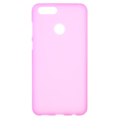 HUAWEI Honor 7x Telefonvédő gumi / szilikon (matt, fényes keret) RÓZSASZÍN	