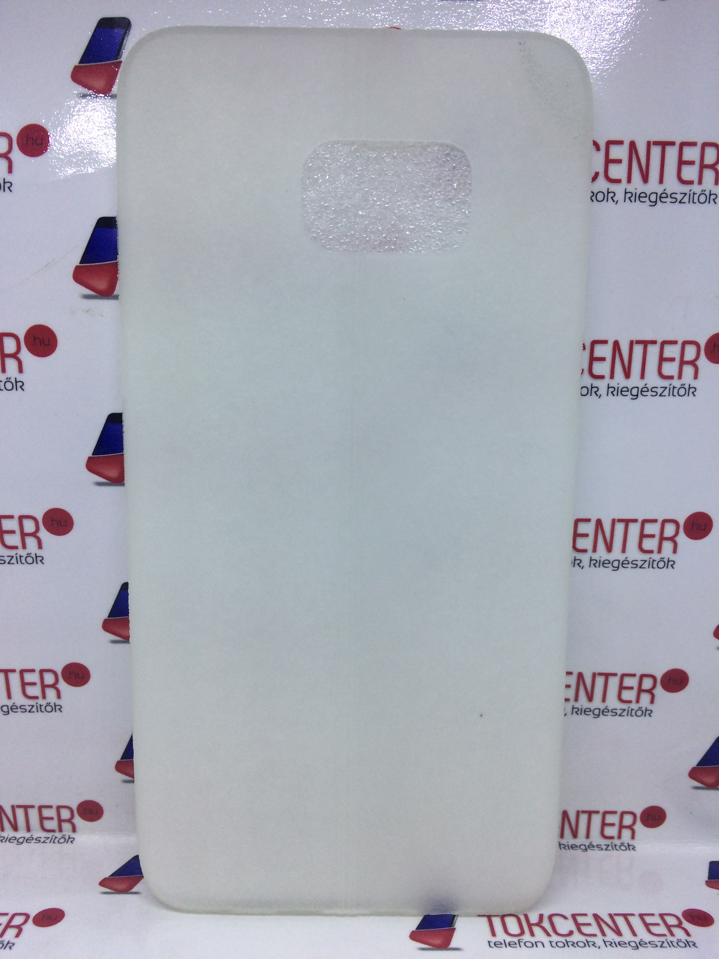 SAMSUNG Galaxy S6 Edge + (SM-G928) Ultravékony bőr hatású szilikon tok, ÁTLÁTSZÓ