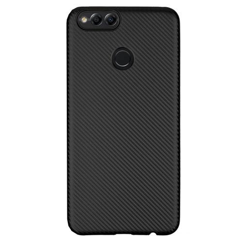 XIAOMI Redmi 5 Telefonvédő gumi / szilikon (karbon minta) FEKETE	