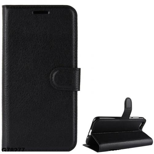 HUAWEI Y5 2018 (Y5 Prime 2018) Tok álló, bőr (FLIP, oldalra nyíló, asztali tartó funkció, prémium) FEKETE	