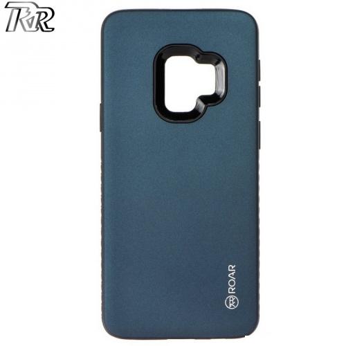 HUAWEI Y7 Prime 2018 (Y7 2018) ROAR RICO ARMOR telefonvédő gumi / szilikon (közepesen ütésálló, műanyag hátlap, matt) SÖTÉTKÉK	