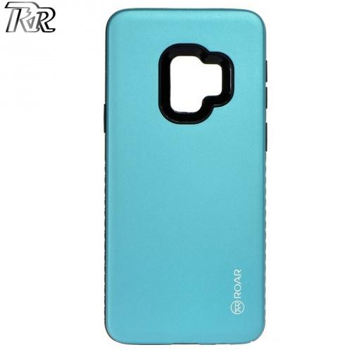 SAMSUNG Galaxy A6 (2018) SM-A600F ROAR RICO ARMOR telefonvédő gumi / szilikon (közepesen ütésálló, műanyag hátlap, matt) VILÁGOSKÉK	