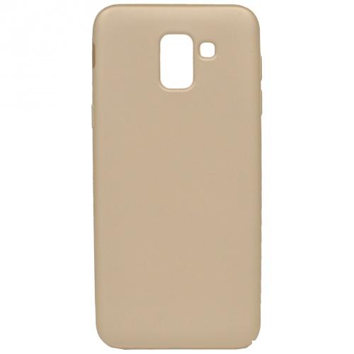 SAMSUNG Galaxy J6 (2018) J600F Telefonvédő gumi / szilikon (matt) ARANY	