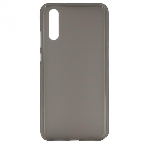 SAMSUNG Galaxy J4 (2018) J400F Telefonvédő gumi / szilikon (matt, fényes keret) FÜSTSZÍNŰ	