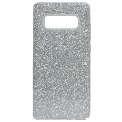 SAMSUNG Galaxy J6 (2018) J600F Telefonvédő gumi / szilikon (műanyag belső, csillogó hátlap) EZÜST	