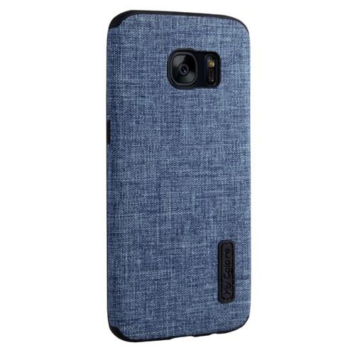 SAMSUNG Galaxy S9 (SM-G960) Telefonvédő gumi / szilikon (textil bevonat) VILÁGOSKÉK	